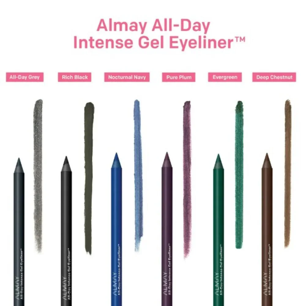 Almay All-Day Intense Gel Eyeliner Pencil, Waterproof - #140 Deep Chestnut